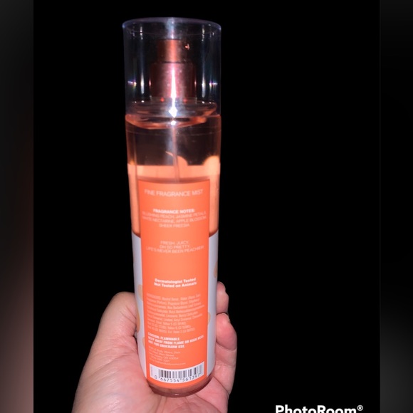Retired New Pretty As A Peach Bath & Body Works Fine Fragrance Mist Full Size 🍑 - Picture 2 of 2